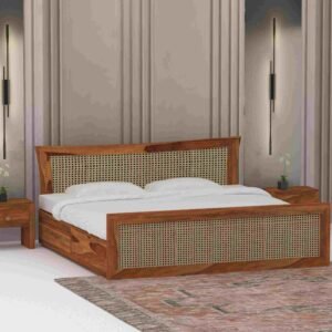 Rattan Luxe Bed