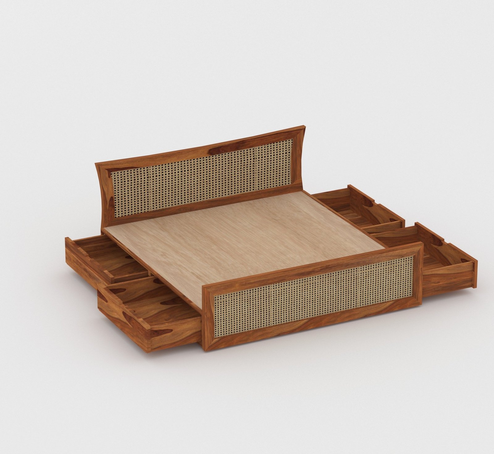Rattan Luxe Bed - Image 3