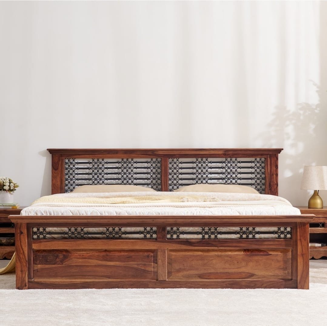 Grand Heritage Bed-Solid Sheesham Wood