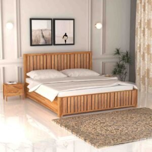 Verano Bed – Elegant Sheesham Wood Design