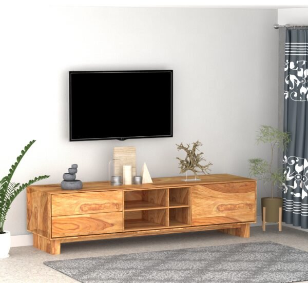 Nova Sheesham TV Unit – Solid Sheesham Wood