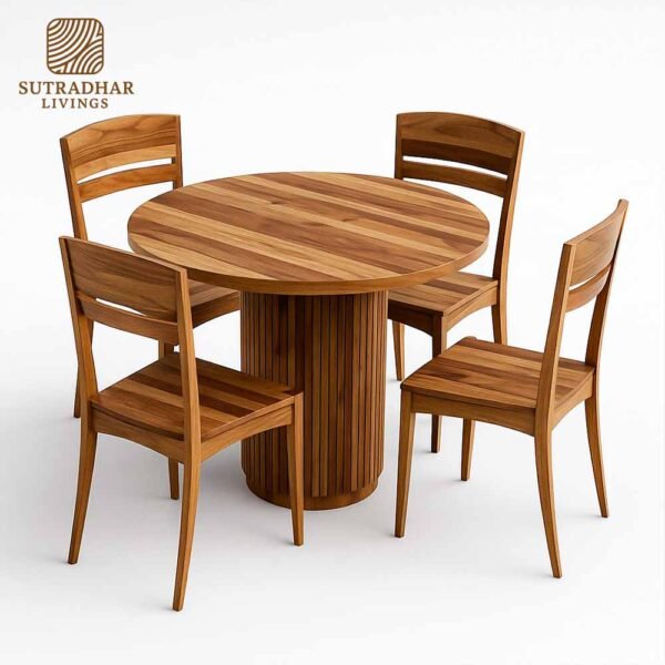 Heritage Palma Collection 4-Seater Dining Set - Image 2