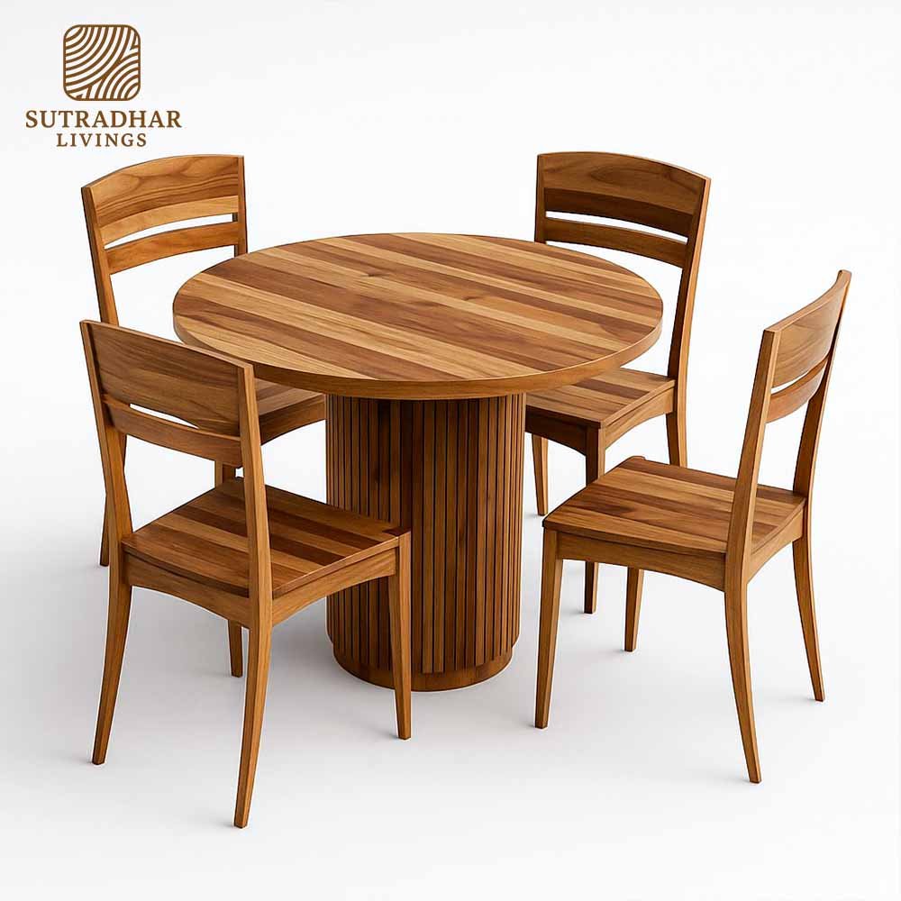Heritage Palma Collection 4-Seater Dining Set - Image 2