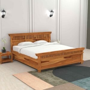 Maharaja Bed – royal elegance, perfect for its palace-like vibe