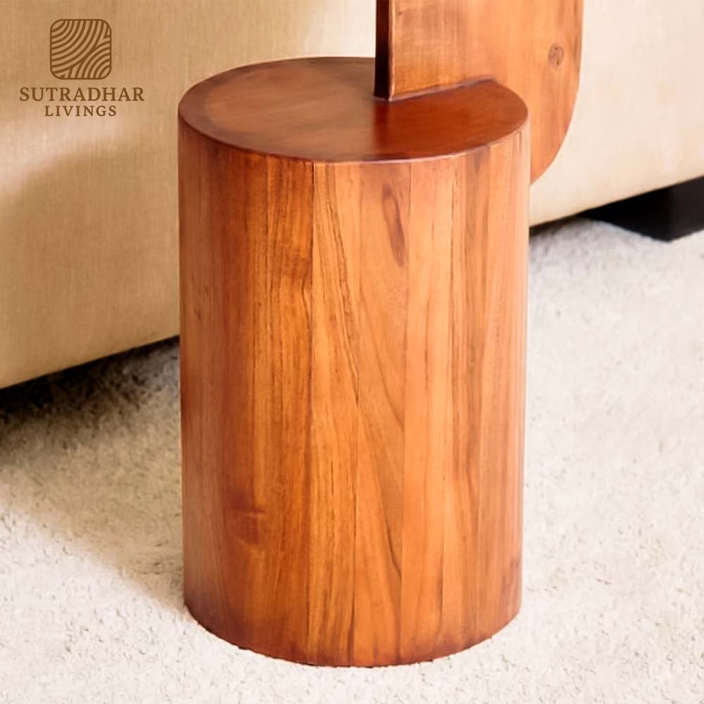 Orbit Mango Wood Side Table - Image 3