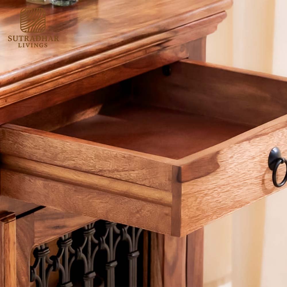 Heritage Sheesham Wood Dressing Unit - Image 3