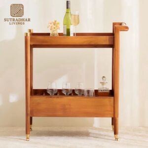 Regalia Bar Trolley Mango Wood