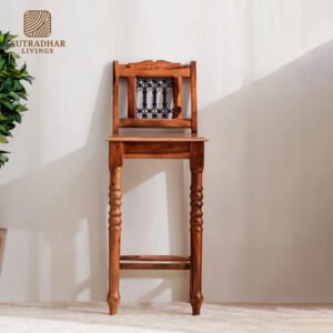 Vintage Royale Bar Stool Acacia Wood