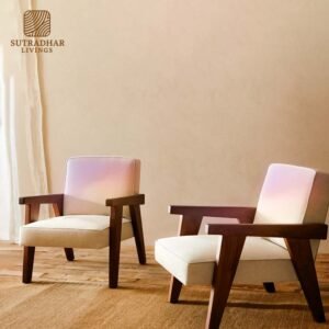 Oslo Wooden Lounge Chair Mango – Modern Minimalist Wooden Seating