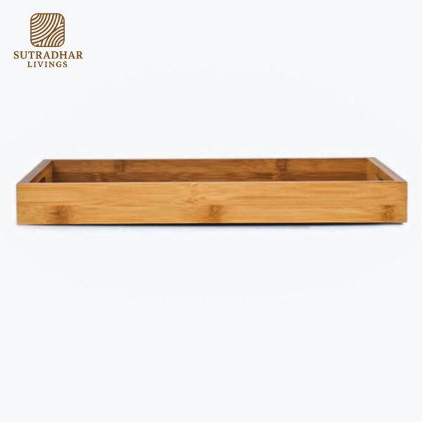 EcoServe Bamboo Tray – Premium Mango Wood - Image 2