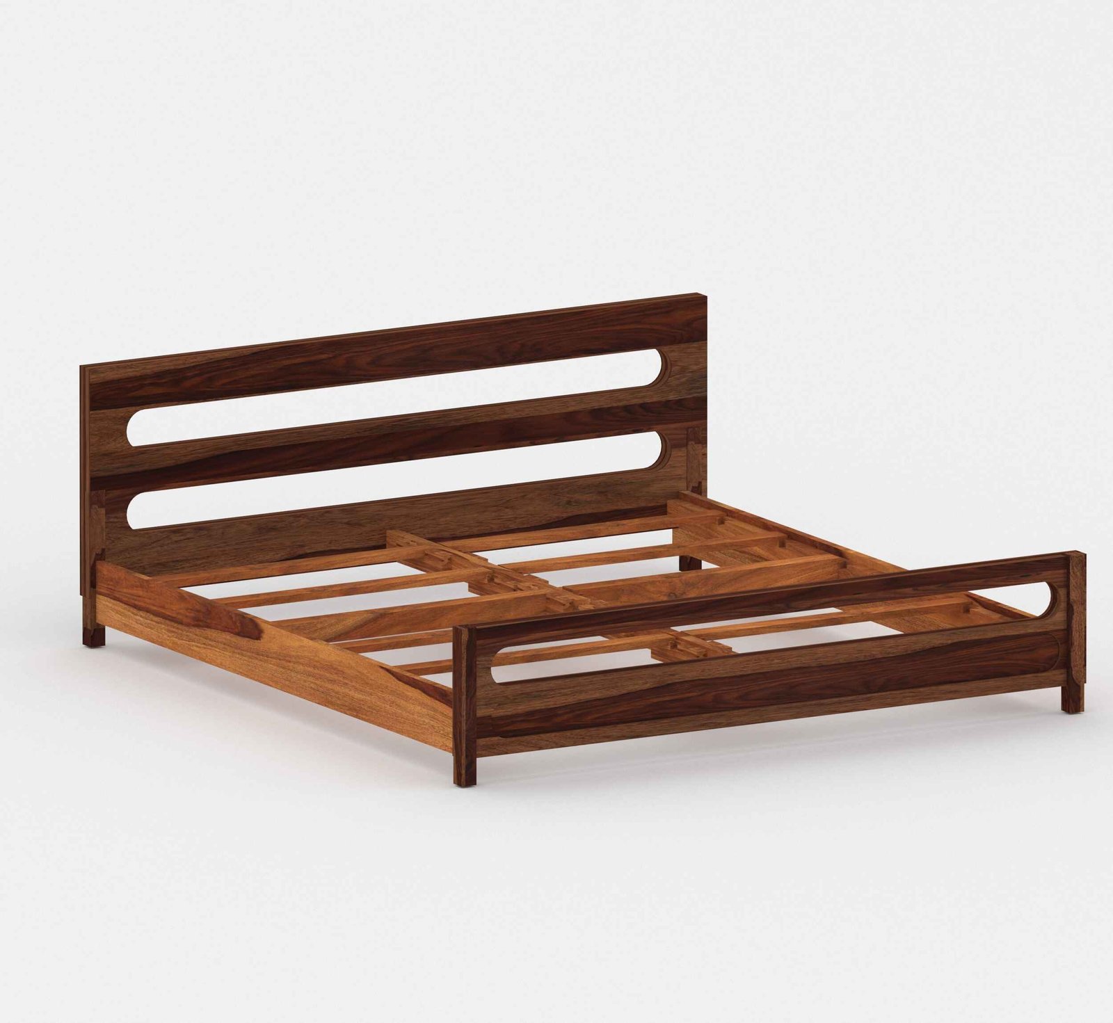 Orbit Bed – Solid Sheesham Wood - Image 3