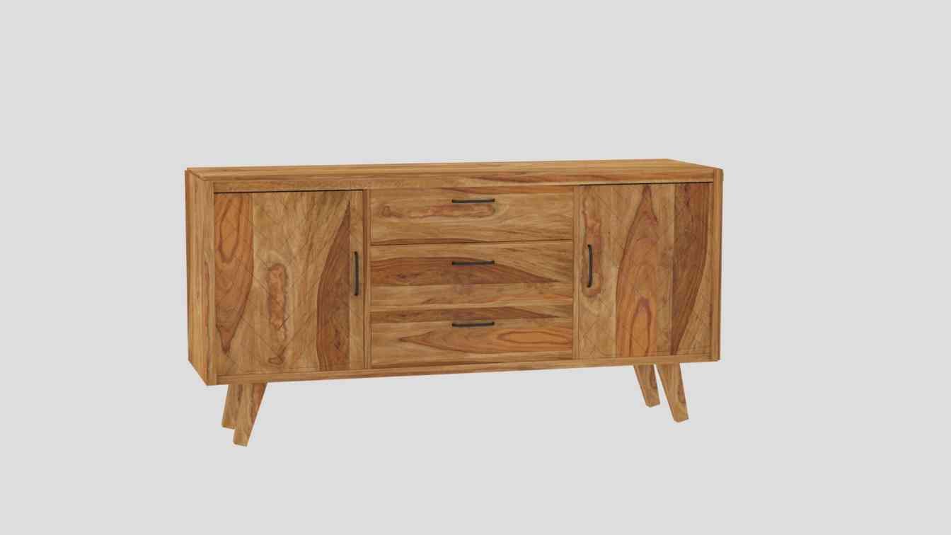 arav Sideboard – Solid Sheesham Wood