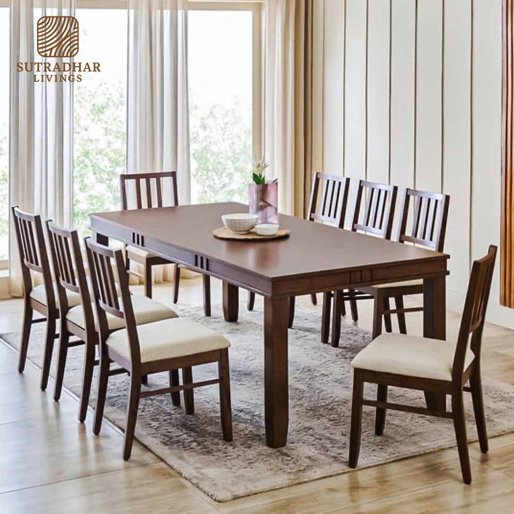Urban Classico 8-Seater Dining Table – Solid Acacia Wood