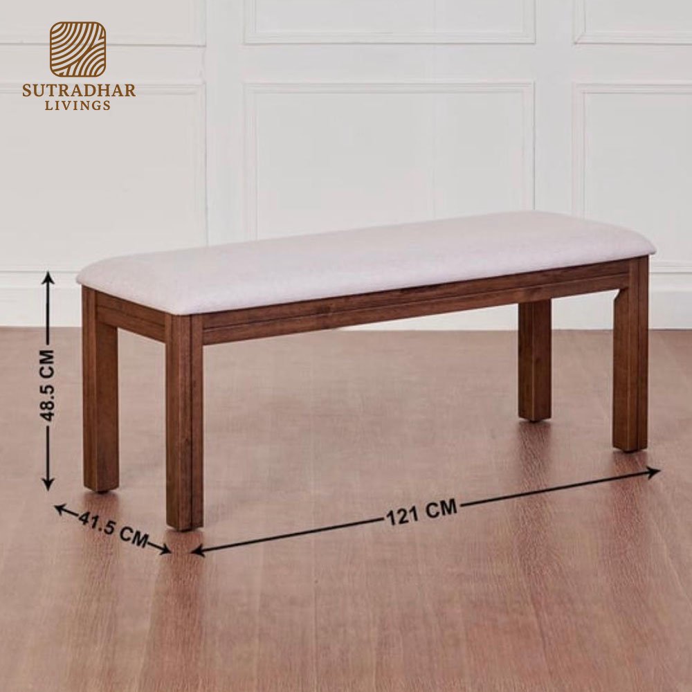 Urban Nest 6-Seater Dining Set – Solid Acacia Wood - Image 3