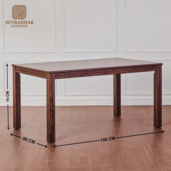 Urban Nest 6-Seater Dining Set – Solid Acacia Wood - Image 5