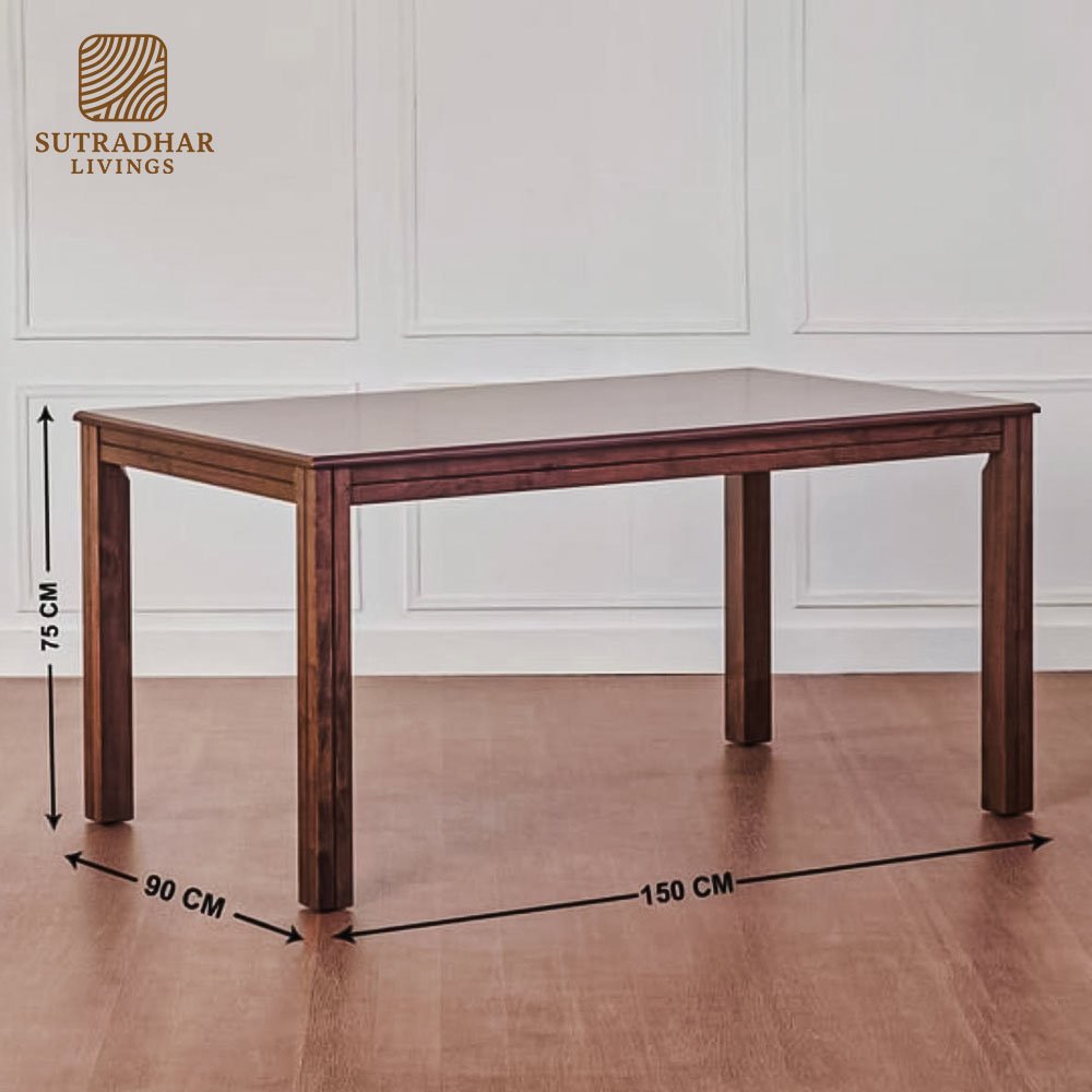 Urban Nest 6-Seater Dining Set – Solid Acacia Wood - Image 5