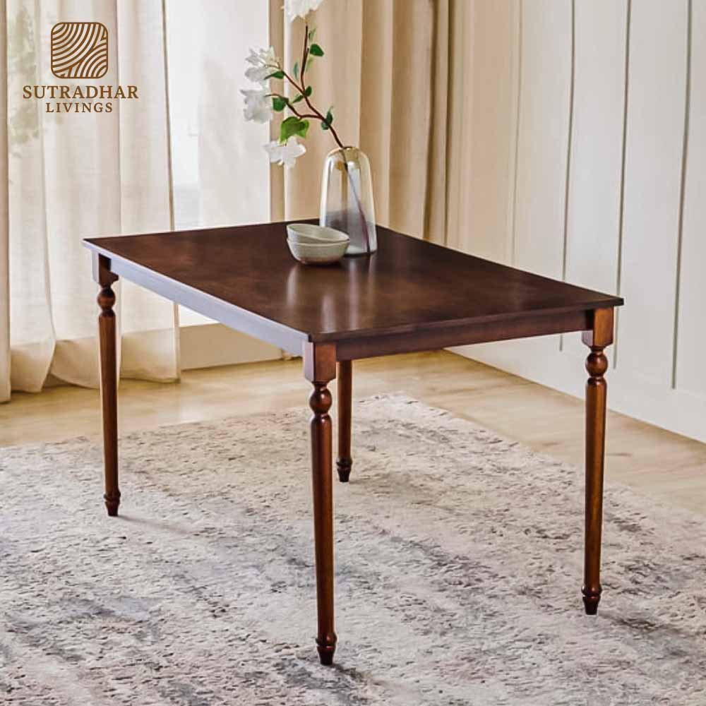 Vintage Spindle Dining Table – Premium Acacia Wood - Image 2