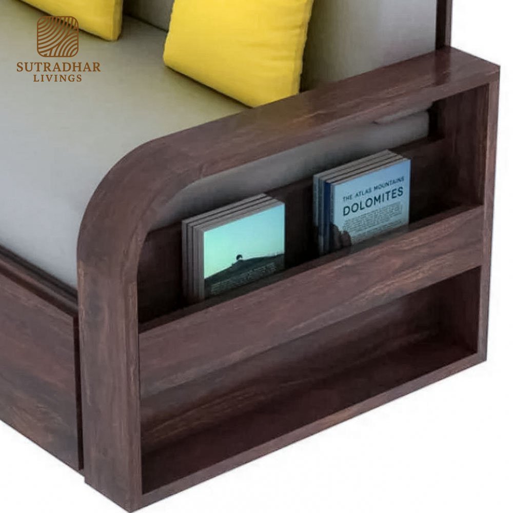 Verona Sofa Cum Bed – Premium Sheesam Wood, Stylish & Comfortable - Image 5
