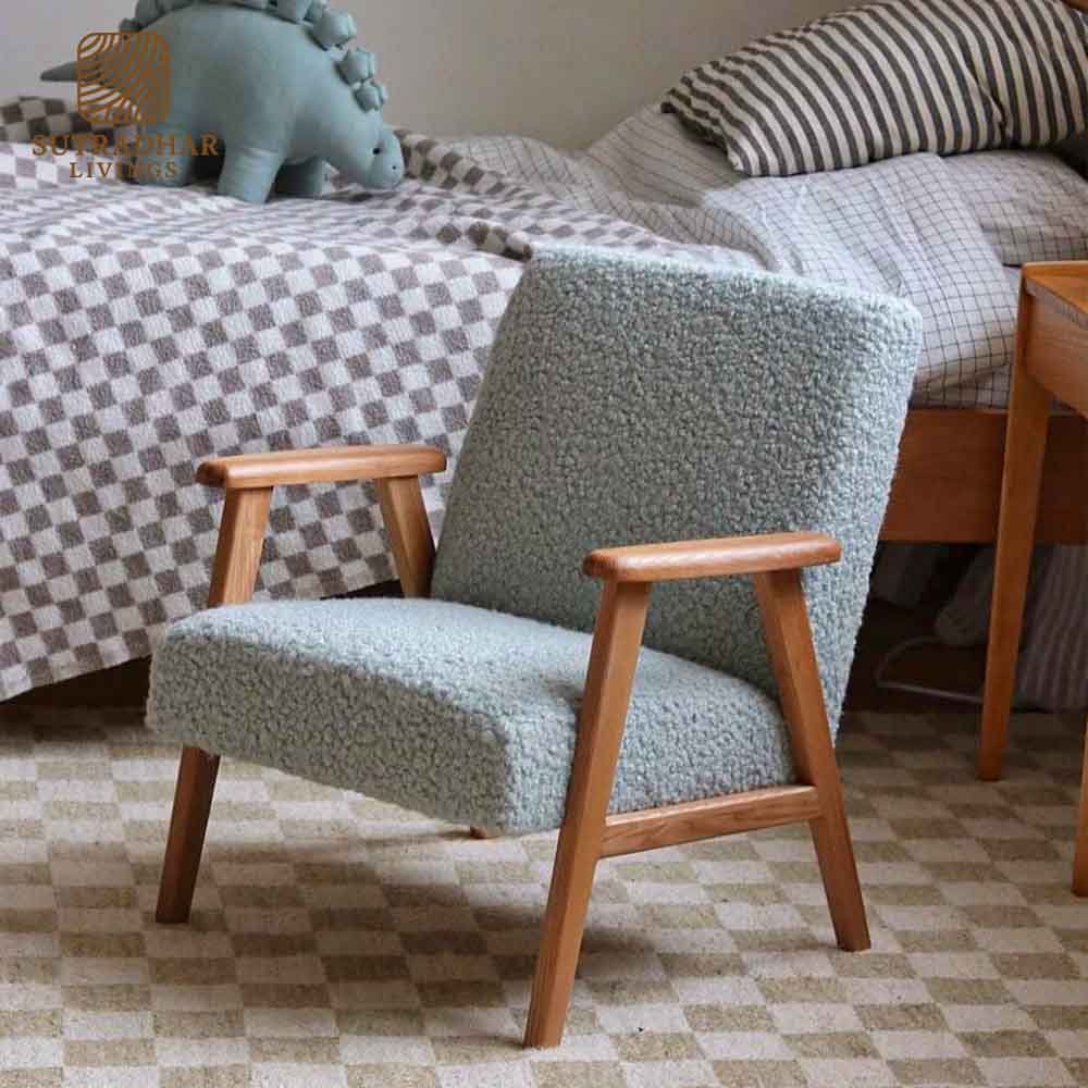 Snuggle Mini Lounge Chair for Kids – Mango - Image 2