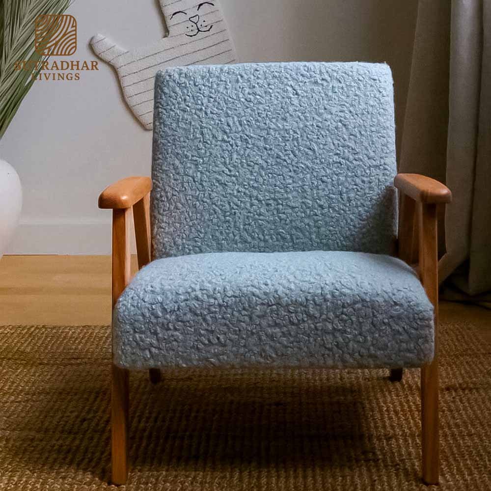 Snuggle Mini Lounge Chair for Kids – Mango - Image 4