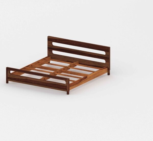 Orbit Bed – Solid Sheesham Wood - Image 2