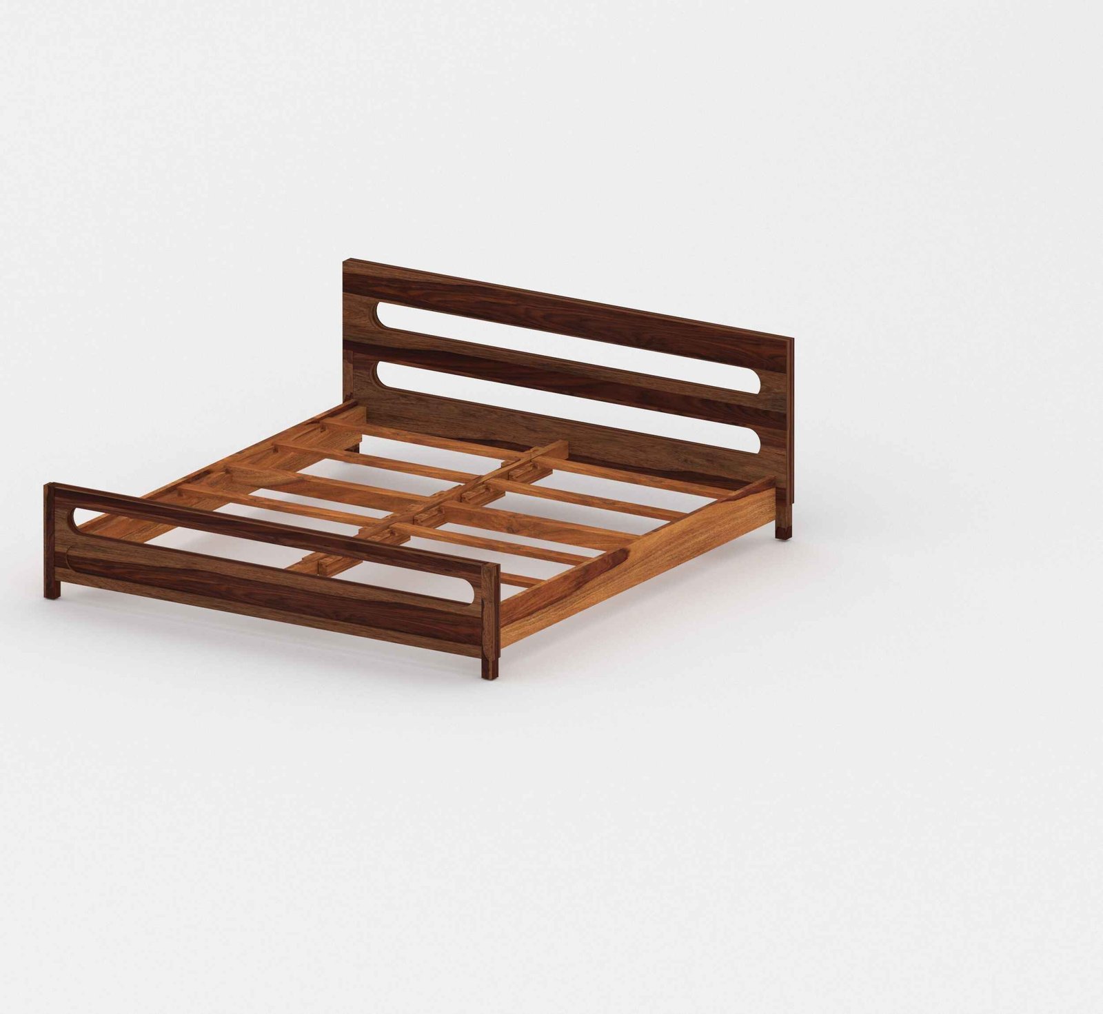 Orbit Bed – Solid Sheesham Wood - Image 2