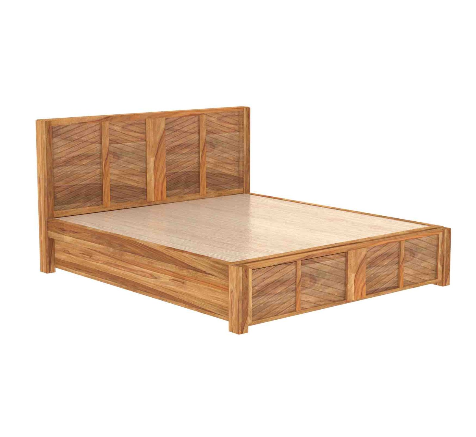 Crestwood Bed – Solid Sheesham Wood - Image 2