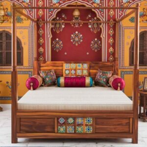 Heritage Tile Wooden Daybed