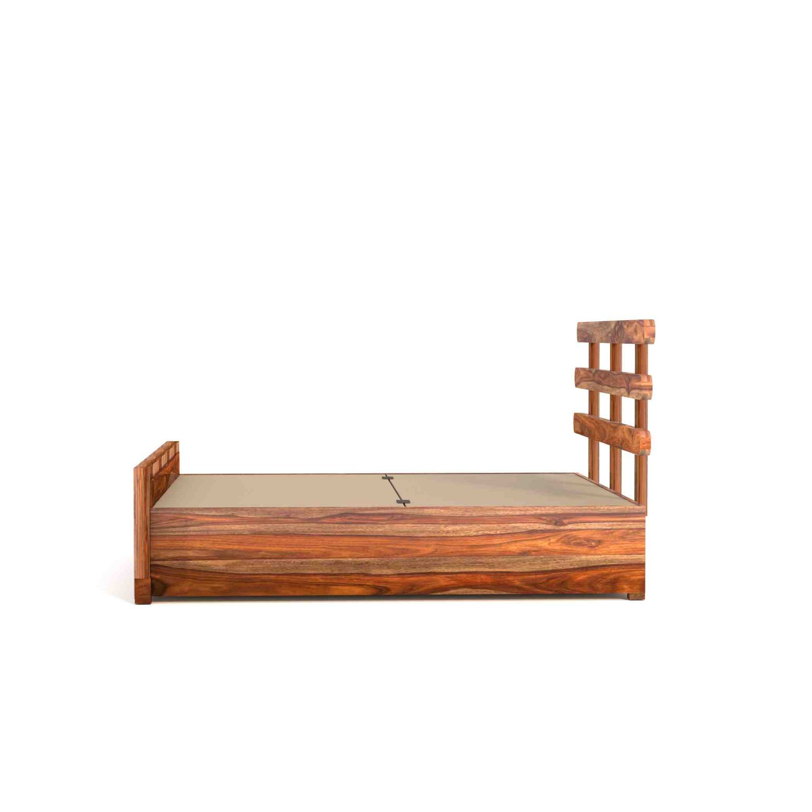 Vertex Bed – Solid Sheesham Wood - Image 3