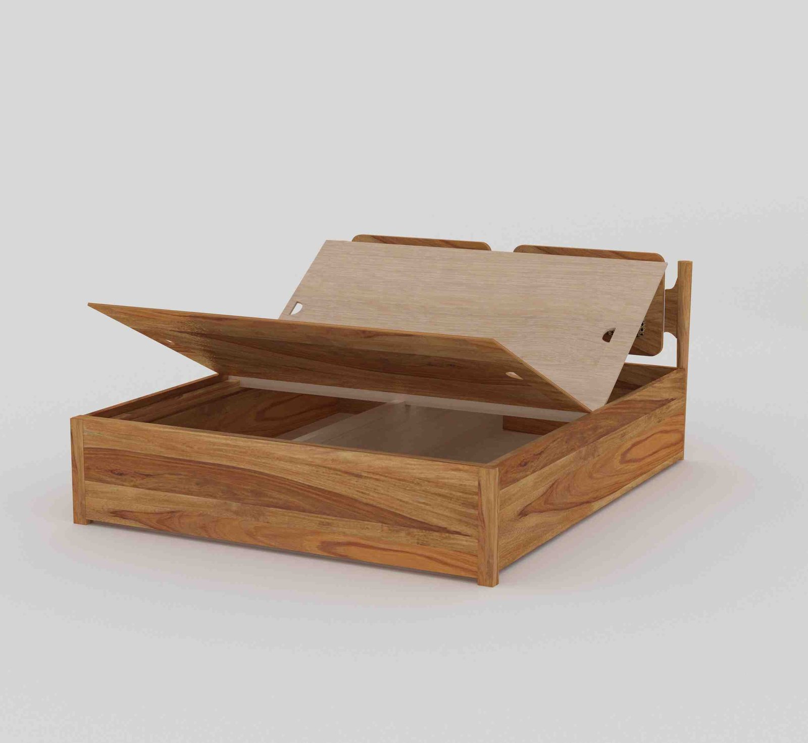 Premium Bed in Handcrafted Sheesham Wood - Image 4