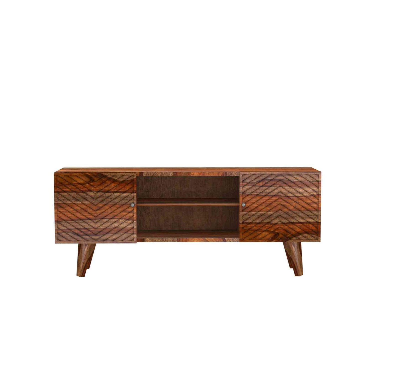 Modo TV Unit – Modern Sheesham Wood - Image 2