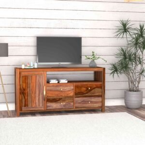 Heritage Grain TV Unit – Solid Sheesham Wood