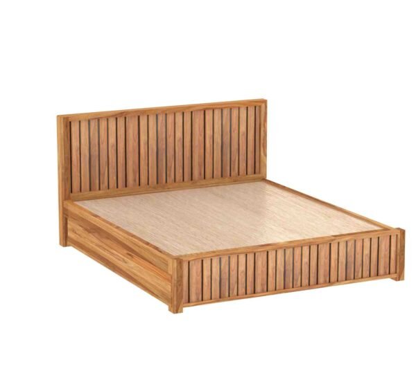 Verano Bed – Elegant Sheesham Wood Design - Image 2