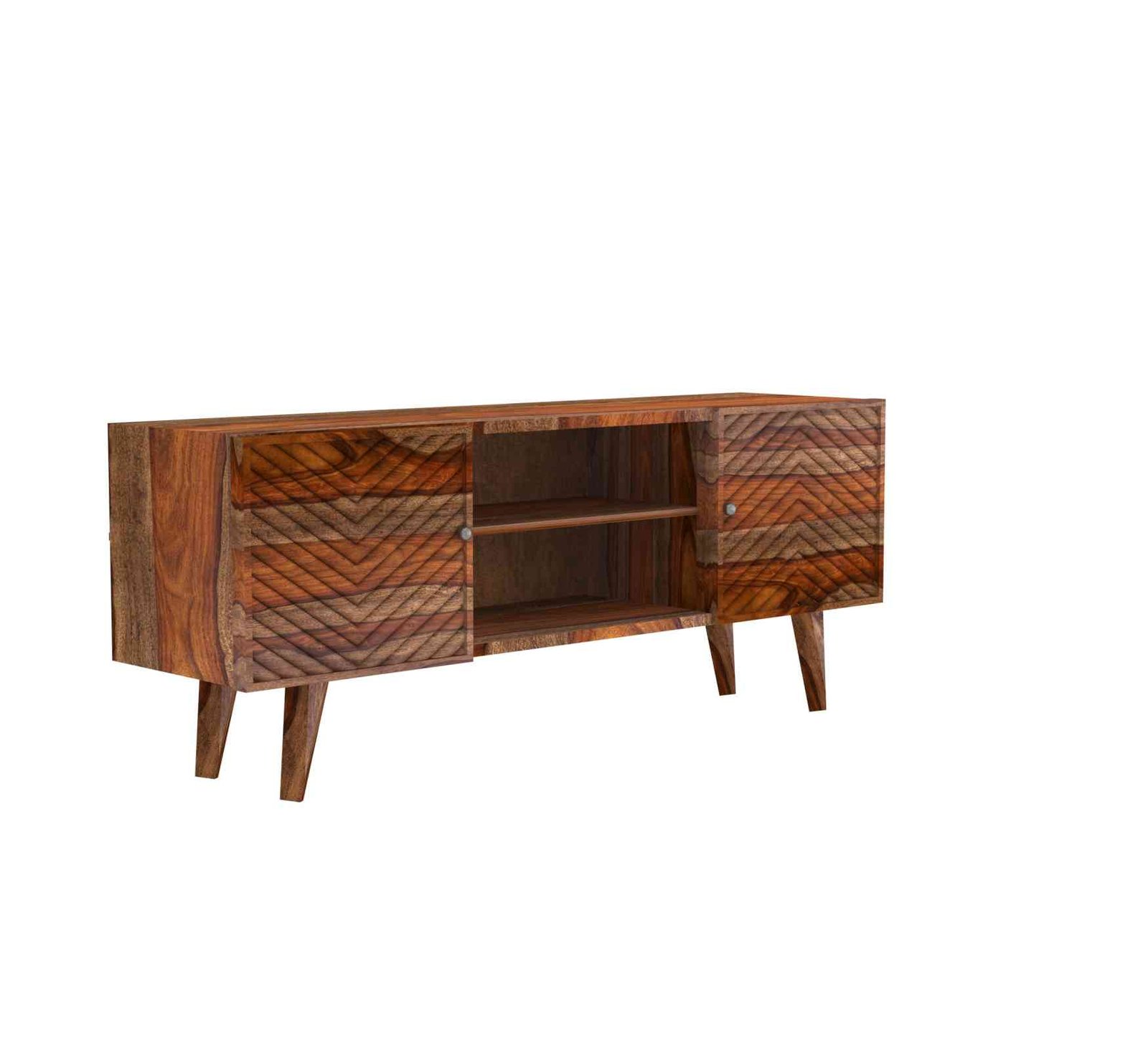 Modo TV Unit – Modern Sheesham Wood - Image 3