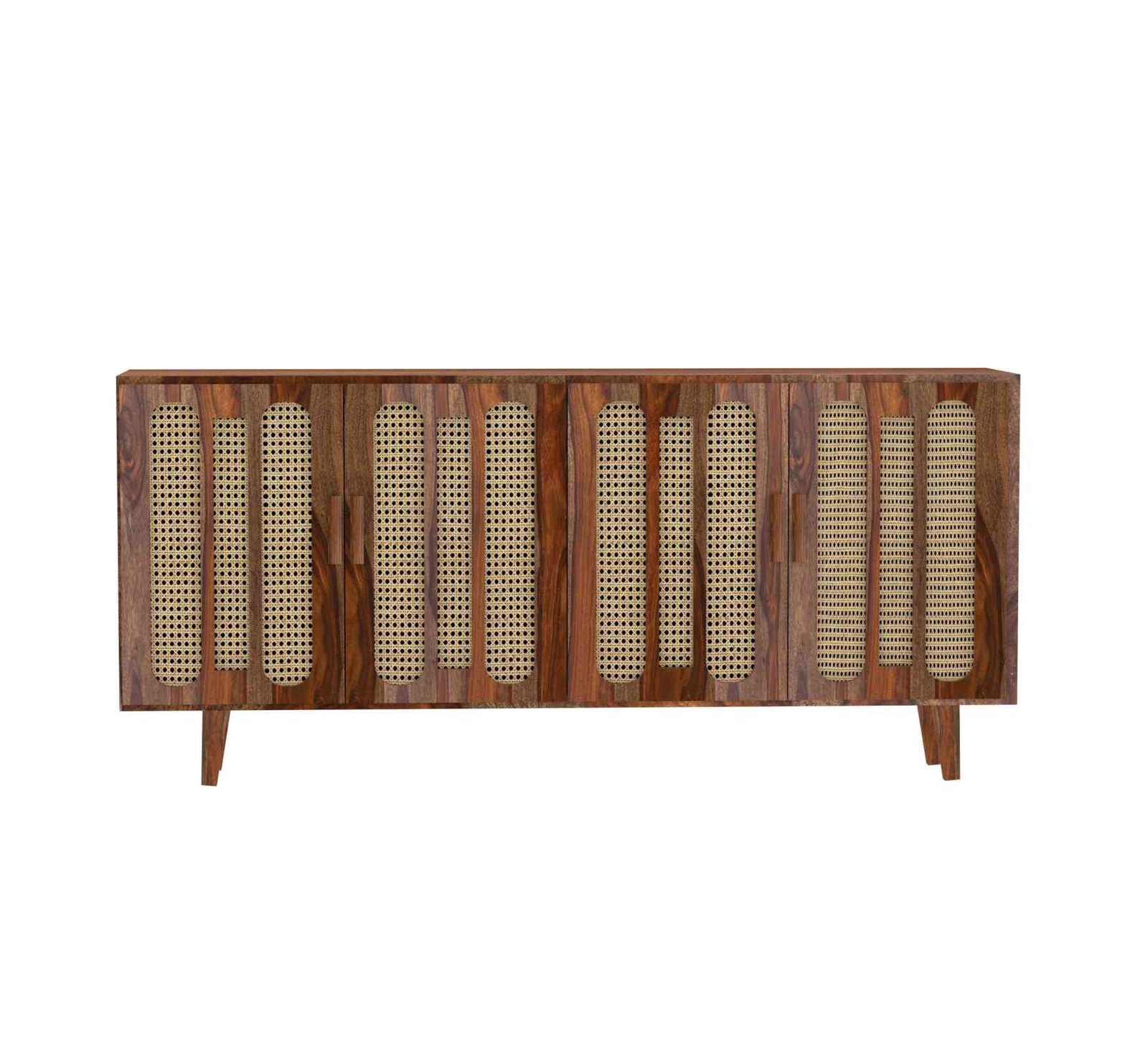 Orbit Cane Sideboard – Contemporary Sheesham Wood