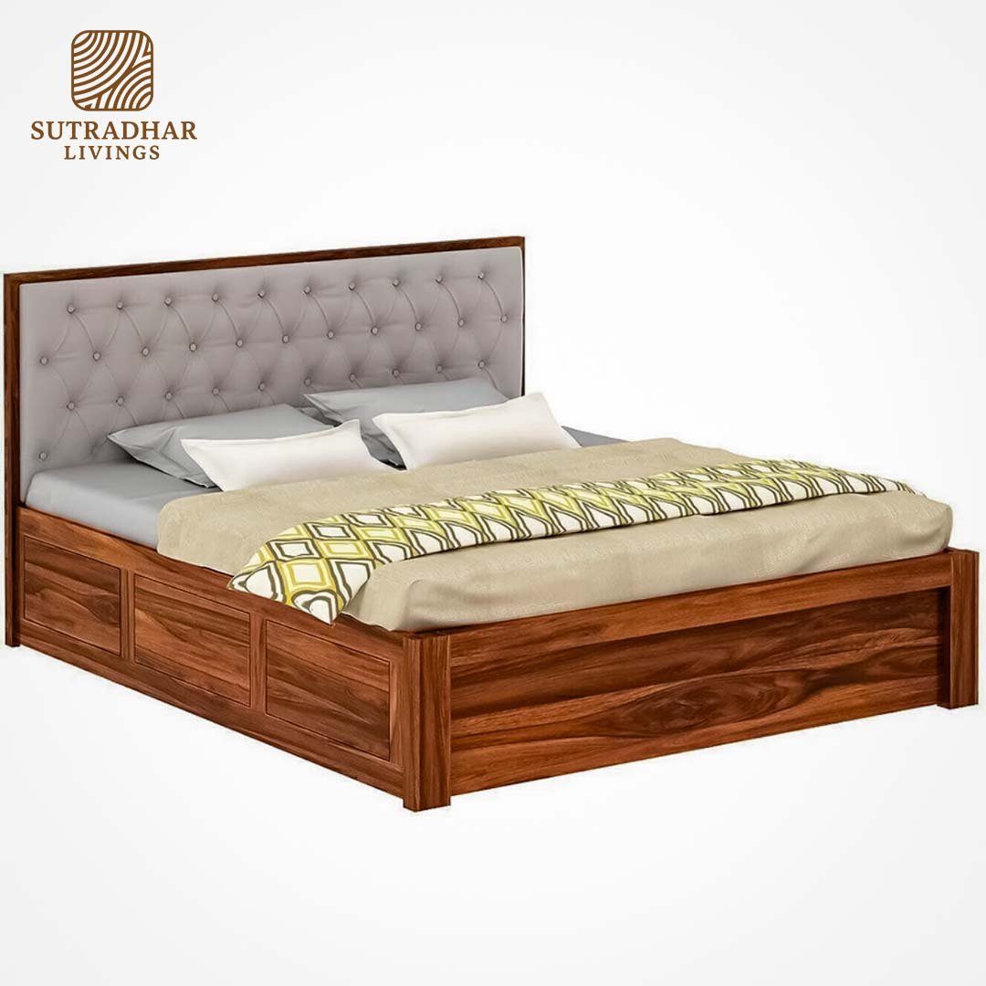 Eterna Comfort Bed – Sheesham Wood - Image 5