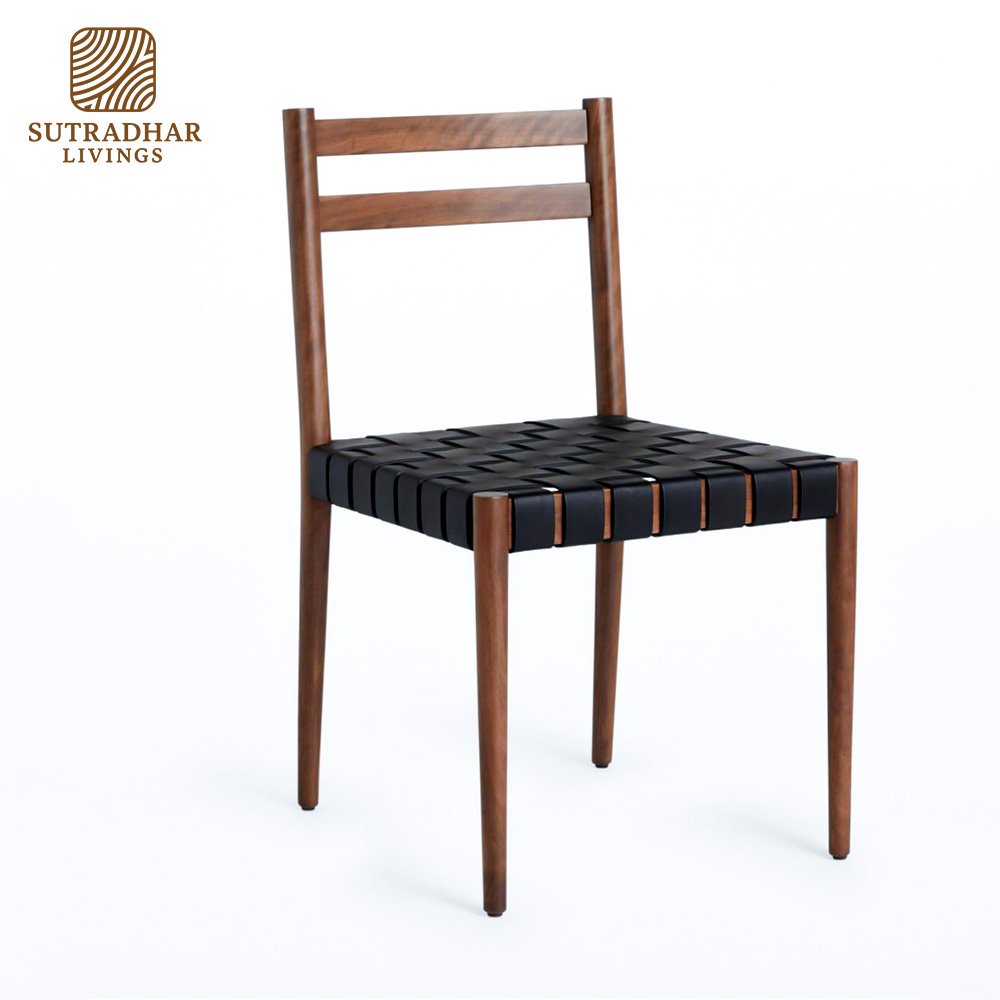 The Rosewood Touch Premium Solid Wood 4-Seater Dining Set - Image 3