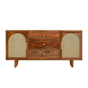 Mehrab Sideboard – Handcrafted Sheesham Wood Cabinet