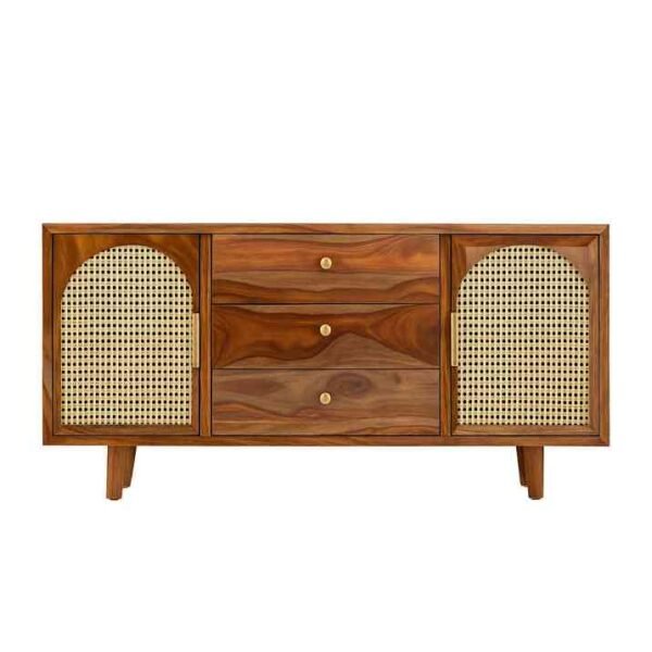 Mehrab Sideboard – Handcrafted Sheesham Wood Cabinet
