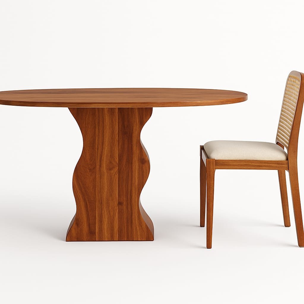 Leher Sheesham Wood Dining Set - Image 2