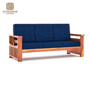 Sutradhar 5 Seater Classic Sofa Set for Living Room – Sheesham Wood Frame