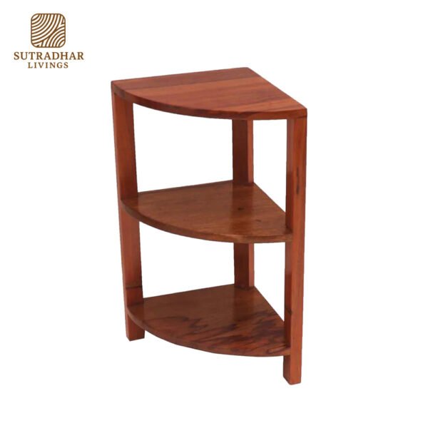 SpaceSaver Corner Rack – Solid Wood & Metal Corner Shelf for Smart Storage - Image 6