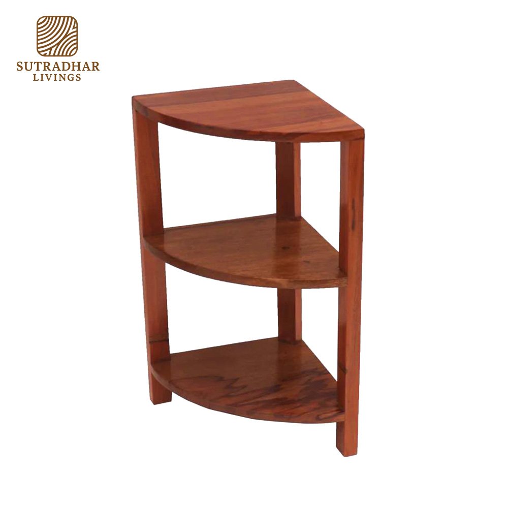 SpaceSaver Corner Rack – Solid Wood & Metal Corner Shelf for Smart Storage - Image 6