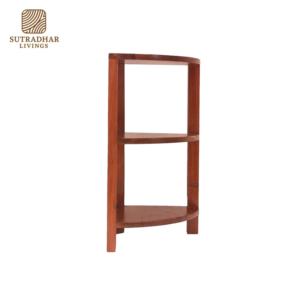SpaceSaver Corner Rack – Solid Wood & Metal Corner Shelf for Smart Storage - Image 7
