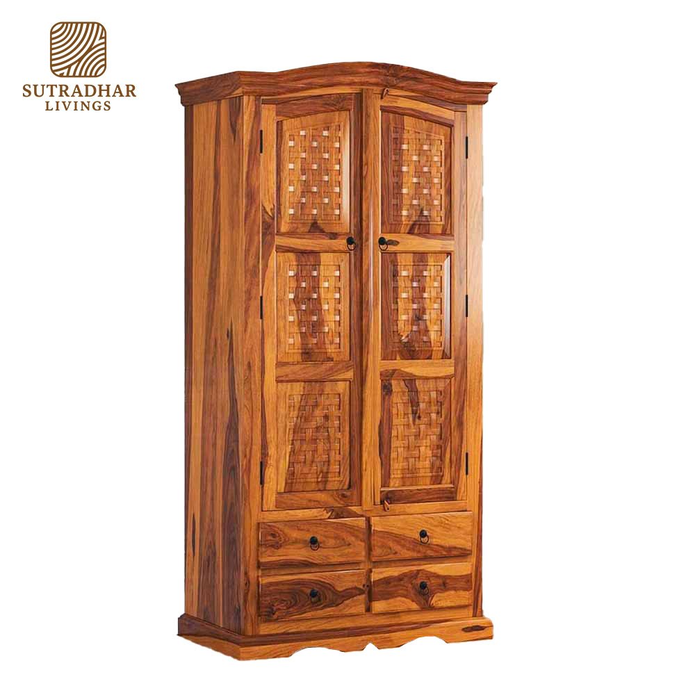 Natural Nest Wooden Wardrobe – Eco-Friendly & Handcrafted Storage Solution - Image 3