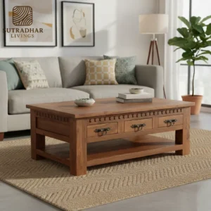 Solid Sheesham Wood Apothecary Chest / Multi-Drawer Storage Cabinet
